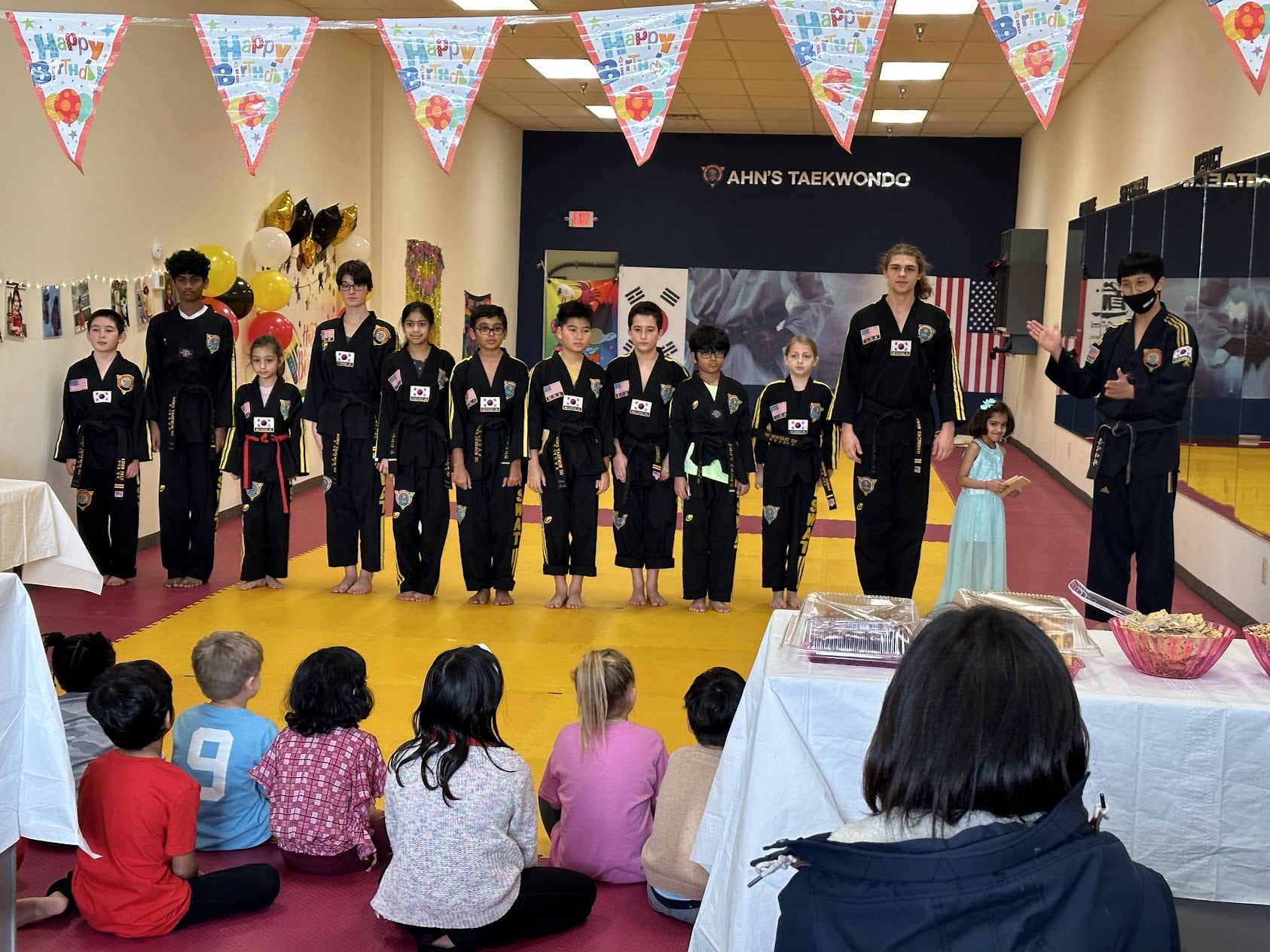 Ahn's Taekwondo Lawrenceville Martial Arts Birthday Party